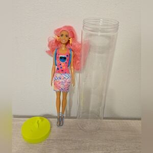 Barbie Color Reveal Neon Tie Dye Fashion Doll with Accessories Color Changing